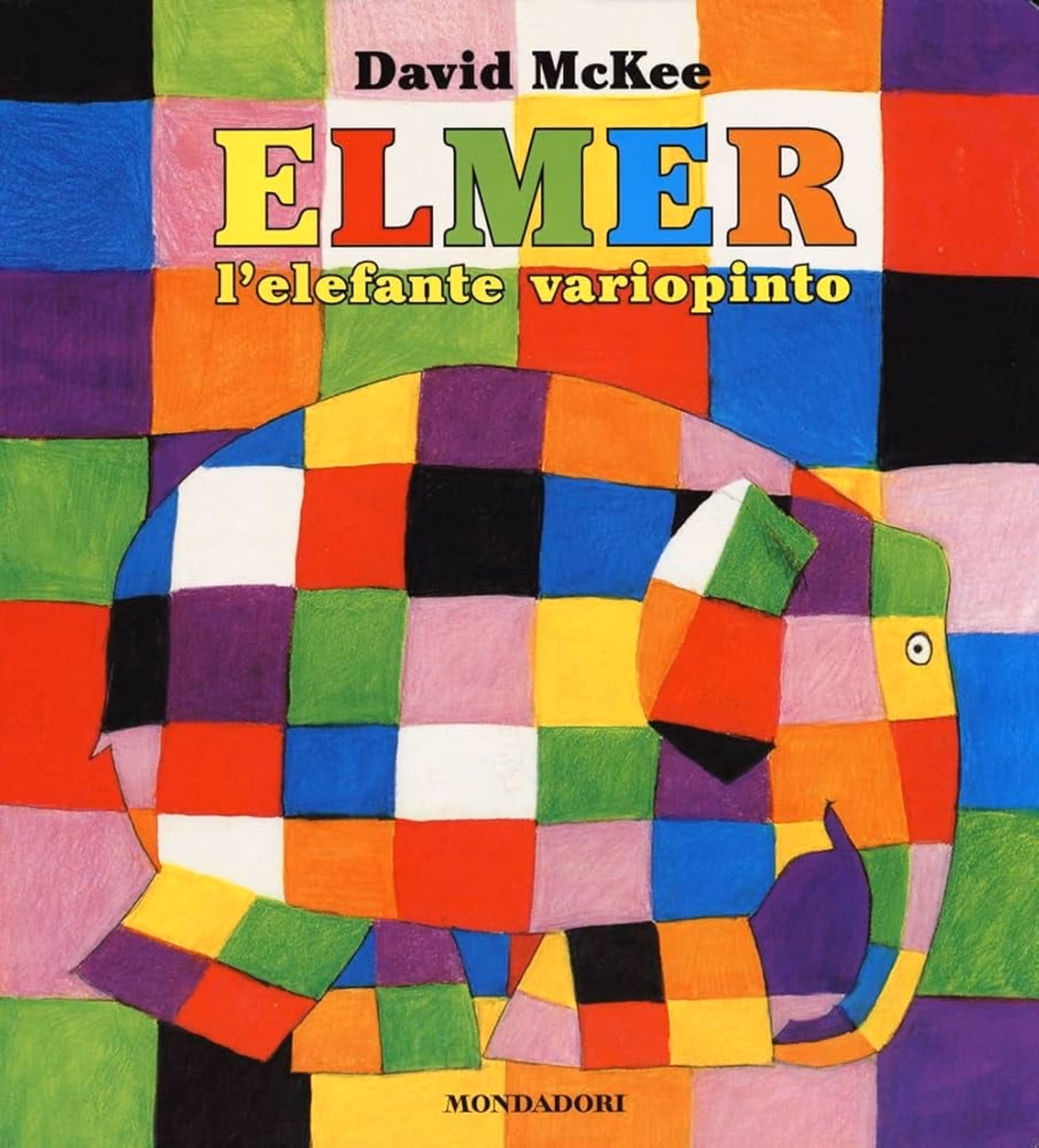 Elmer, l'elefante variopinto - Copertina