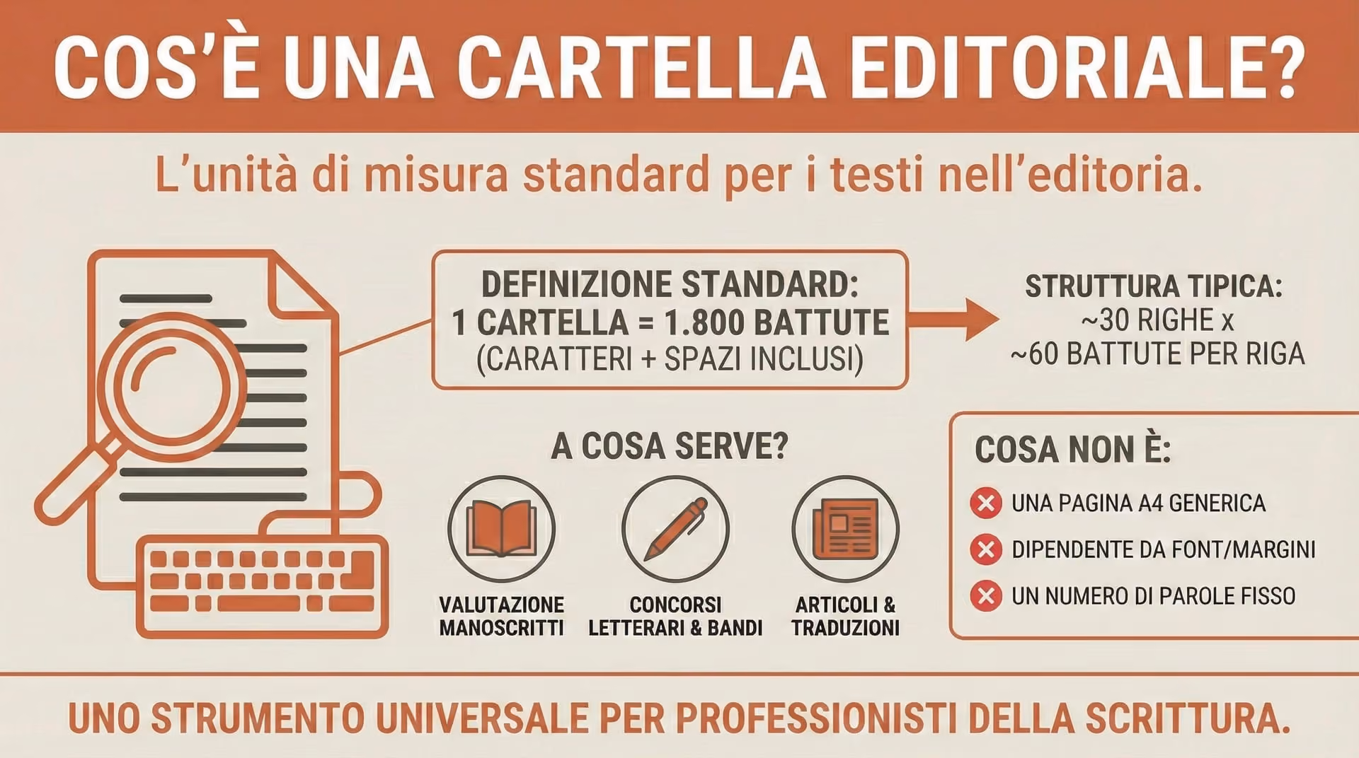 Cos'è e come si importa una cartella editoriale - Infografica